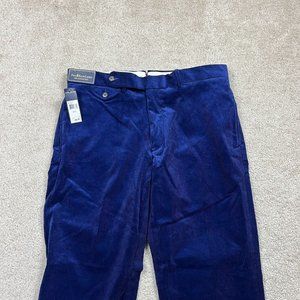$125 NWT Polo Ralph Lauren The Suffield Pant Corduroy Blue Size 36x30